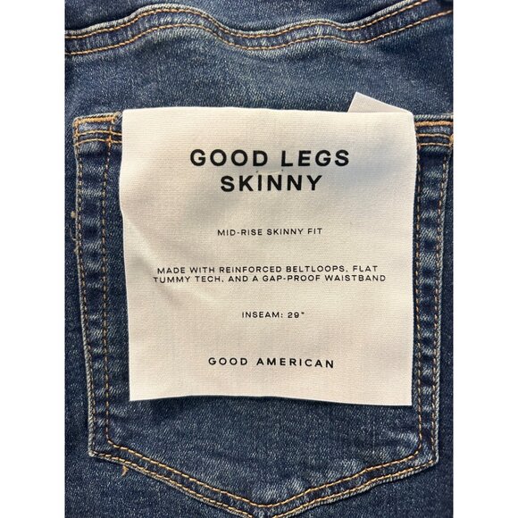 Good American GOOD LEGS SKINNY JEANS Blue 004 4 /27 NWT - Picture 8 of 8